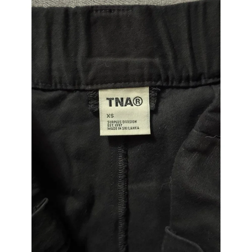TNA Women's‎ Curtis Highway Cargo Pants Black Size X small NWT